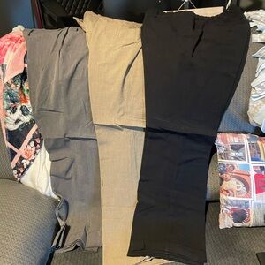 3pairs Elegant Black, Tan and Grey Women's Pantsuit